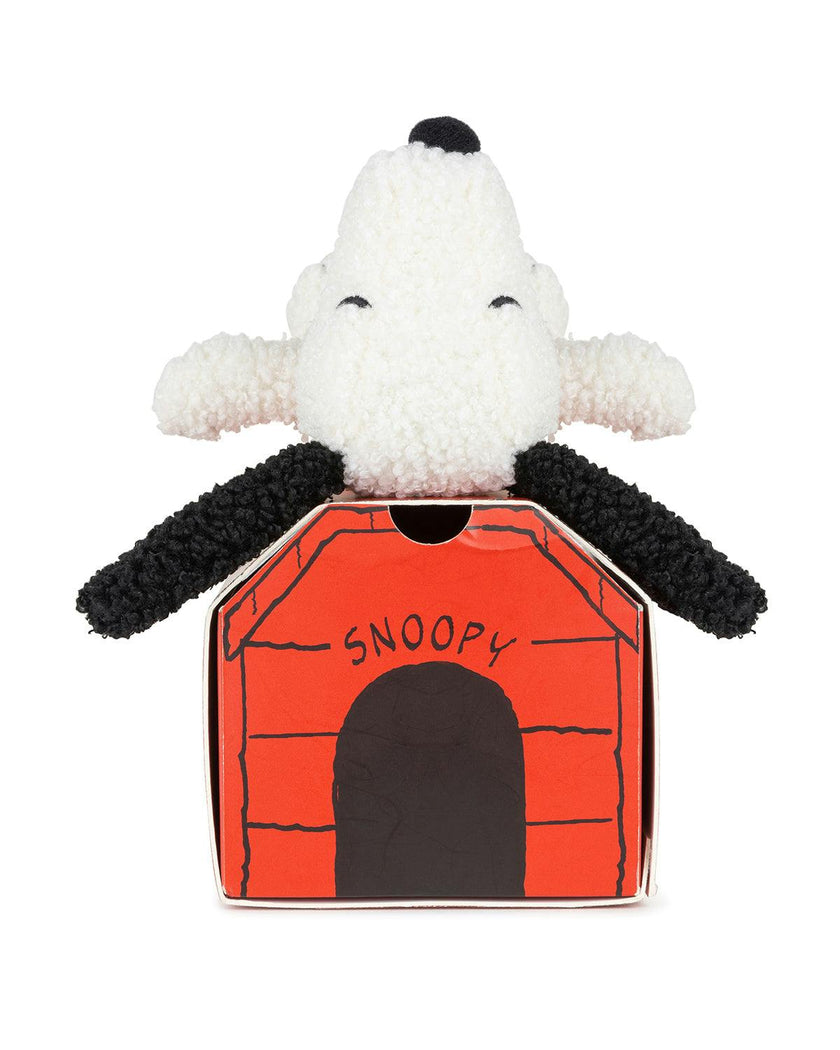 Plush PEANUTS SNOOPY ECO Tiny Teddy Cream in Giftbox 7"