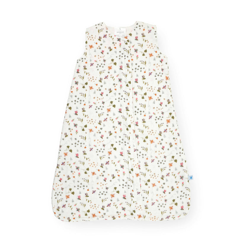 Cotton Muslin Sleep Bag - Garden Bees