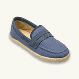 Loafer Espadrille | Indigo Linen