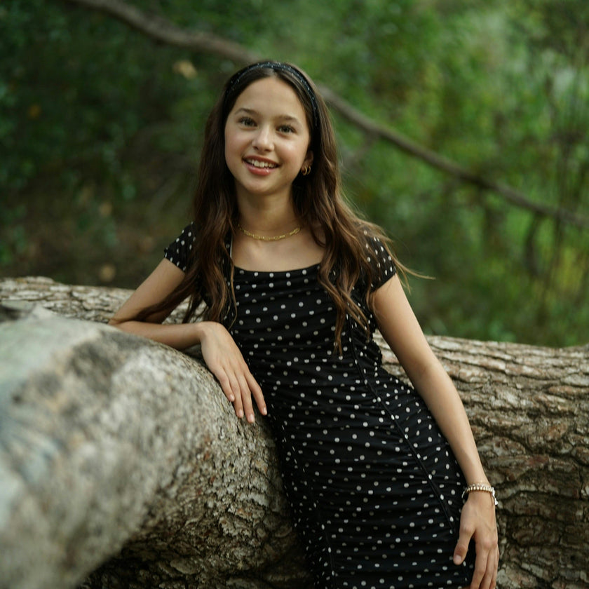 Girls Polka Dot Amelia Dress