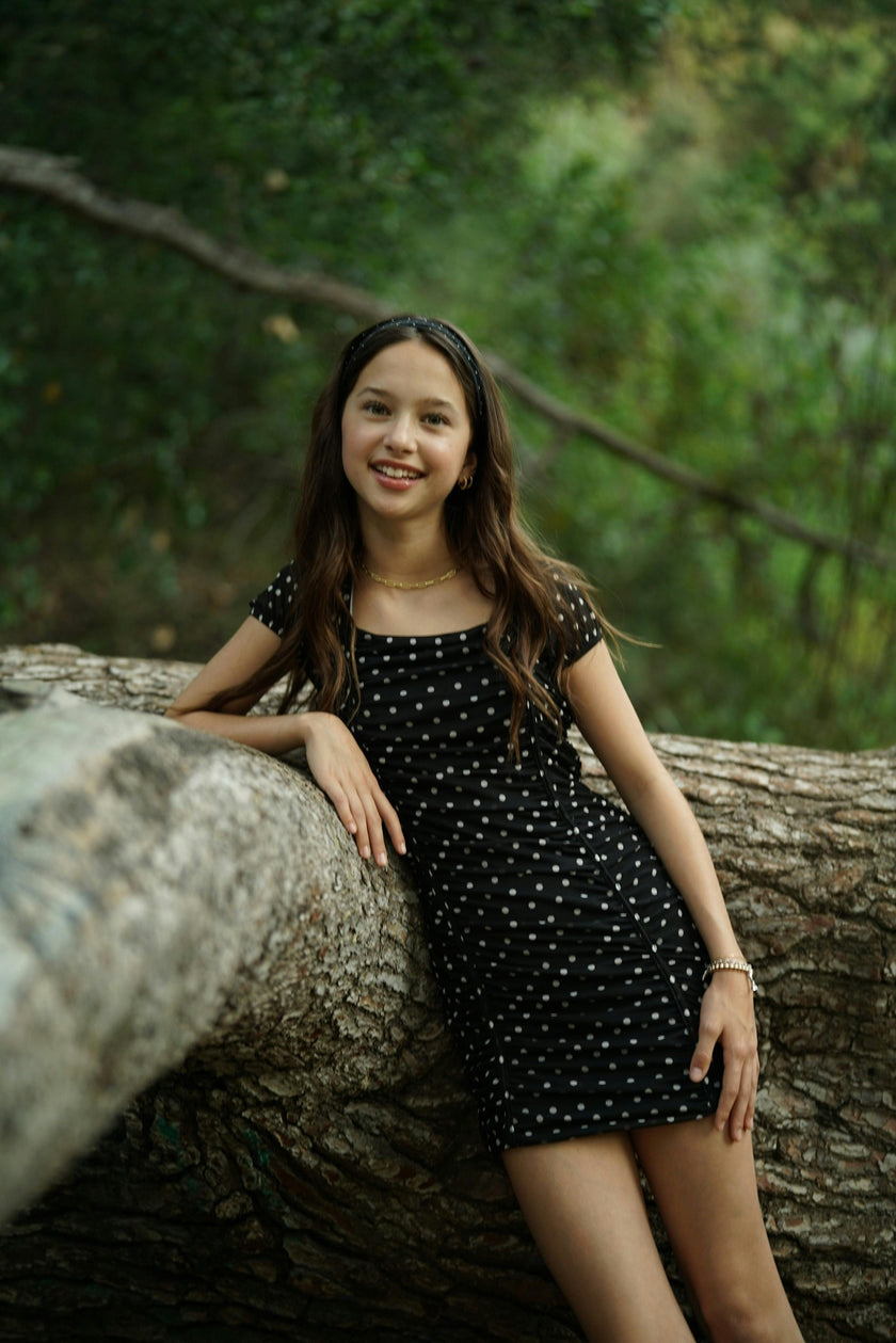 Girls Polka Dot Amelia Dress