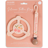 JuJuBe × Studio Oh! Silicone Teether Ring With Detachable Clip