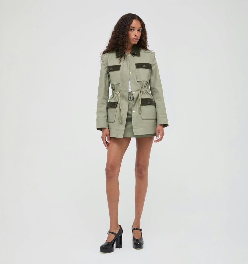 The Gillian Jacket -  English Sage