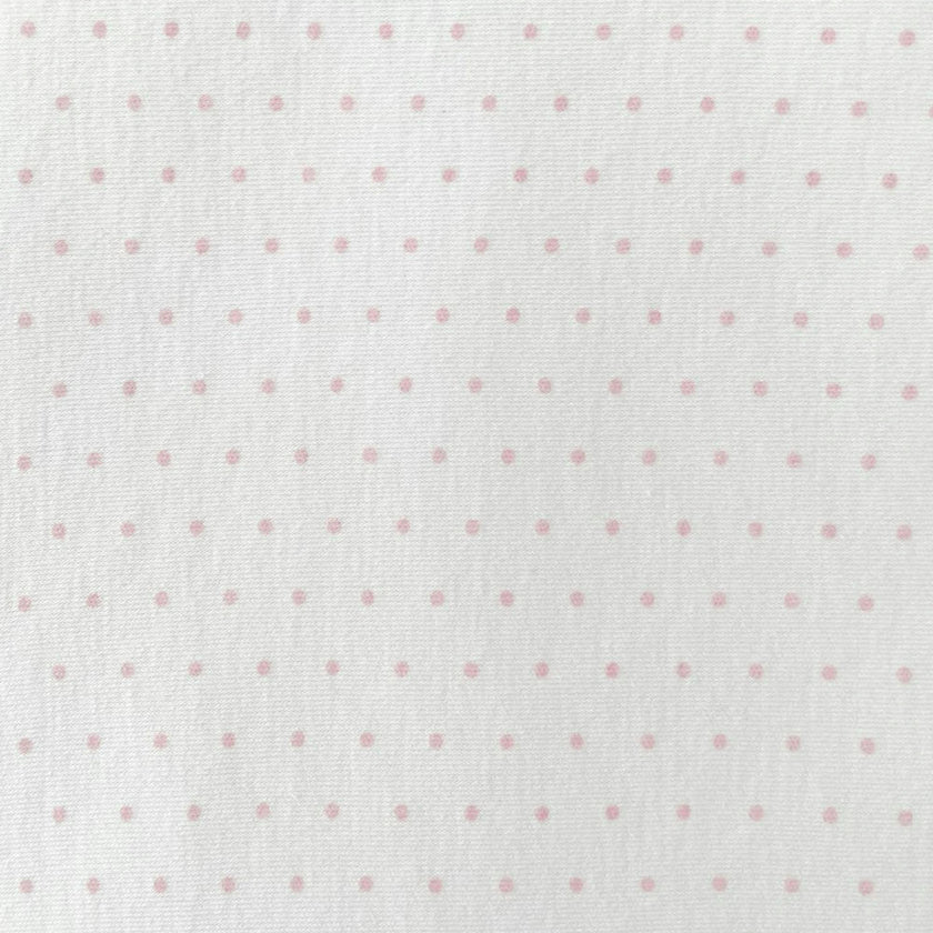 Peruvian Pima Cotton Mini Crib & Pack 'n Play Fitted Sheet – Pink Dots