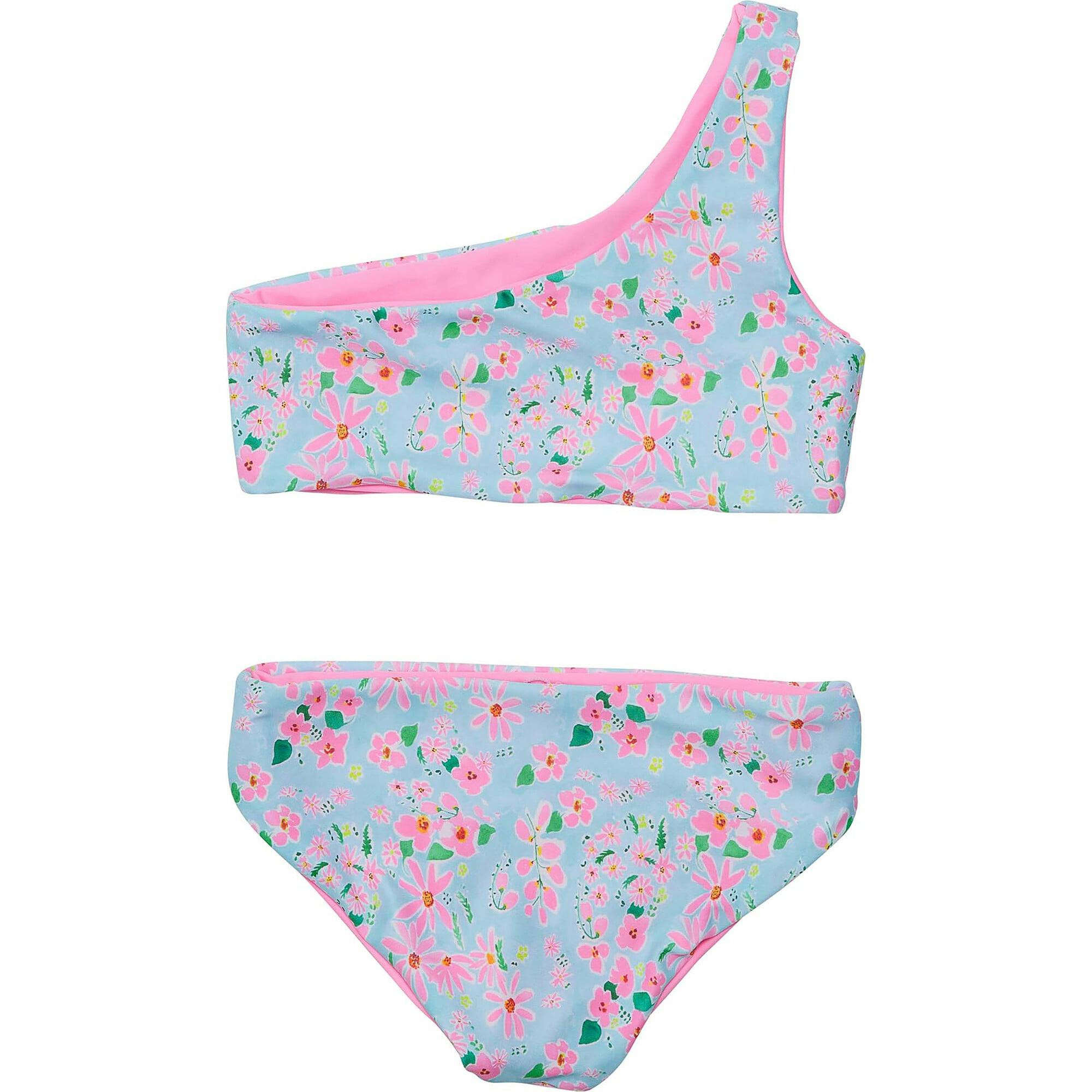 UPF50+ One Shoulder Reversible Bikini
