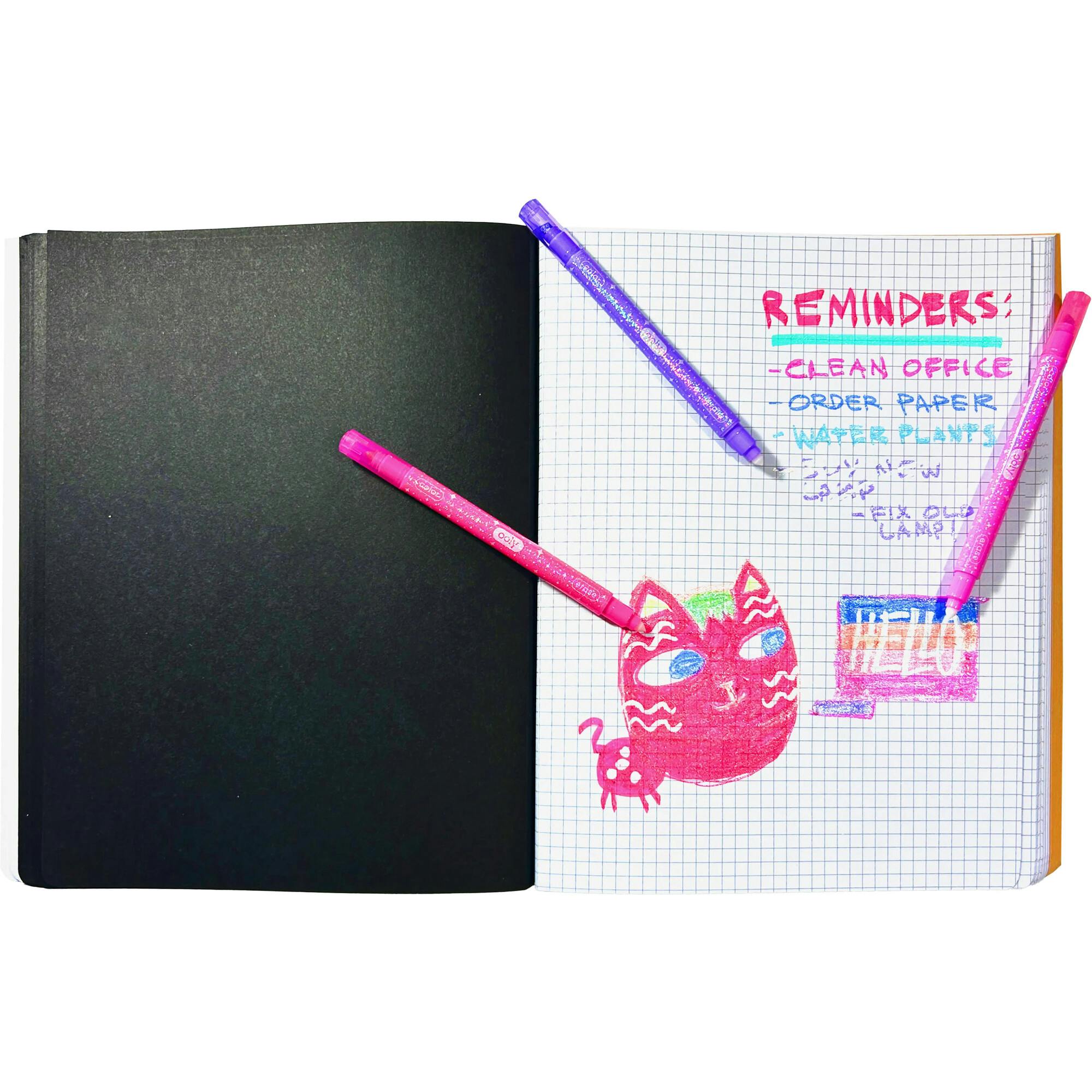 Make No Mistake! Sparkle Glittery Erasable Markers - Set of 12