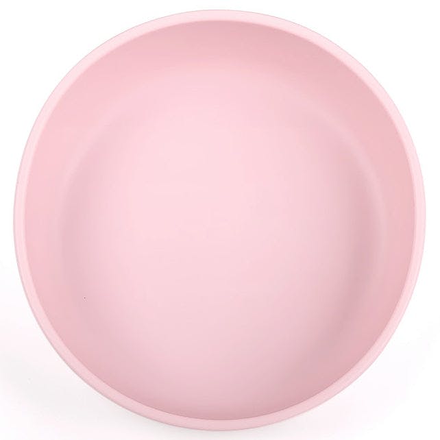 Silicone Baby Plate Bowl - Rose
