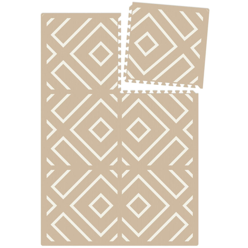 Modern Blocks - Desert Sand - Play Mat, Prints