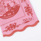 Pink Vintage Botanical Guest Towels