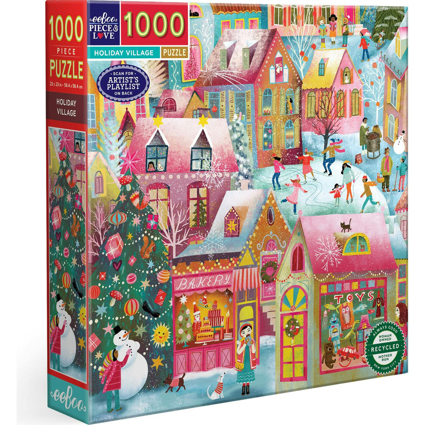 Piece&Love: Holiday Village - 1000 pc Puzzle