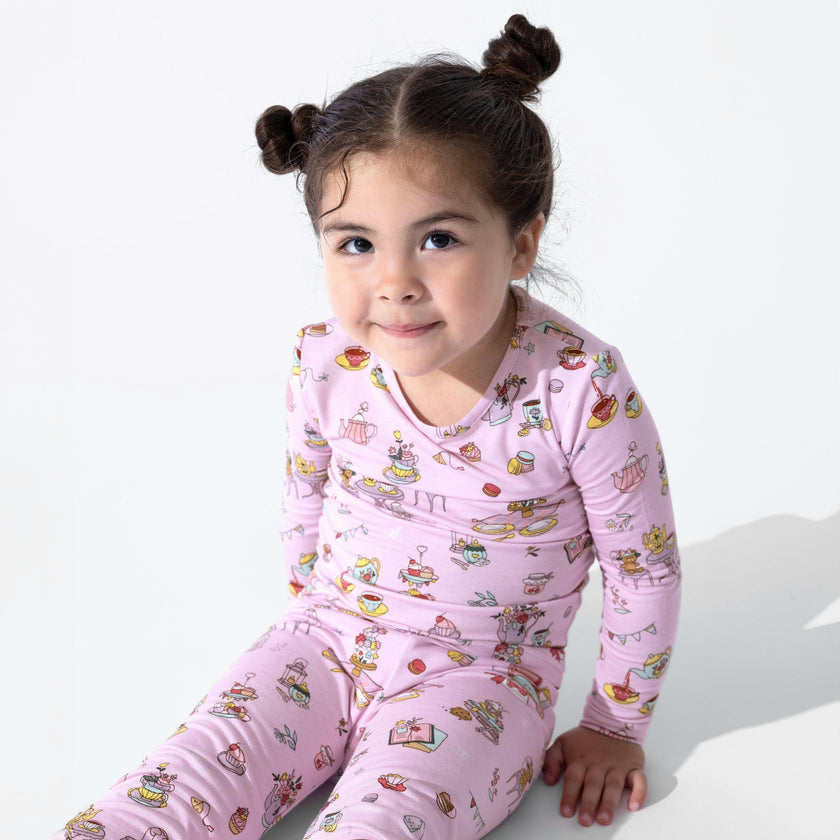 Tea Party Bamboo Kids Pajamas
