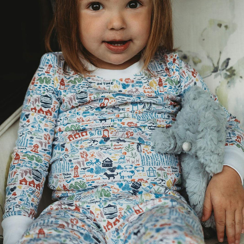 Martha's Vineyard Two Piece Kids Pajamas