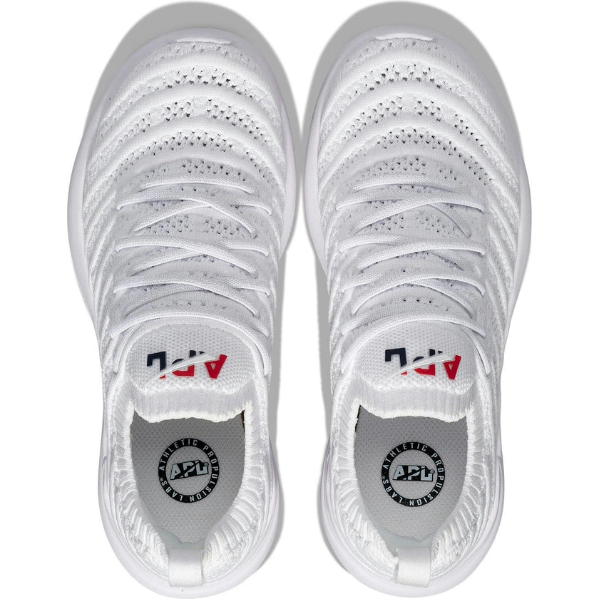 Youth's TechLoom Wave White / Red / Navy, White