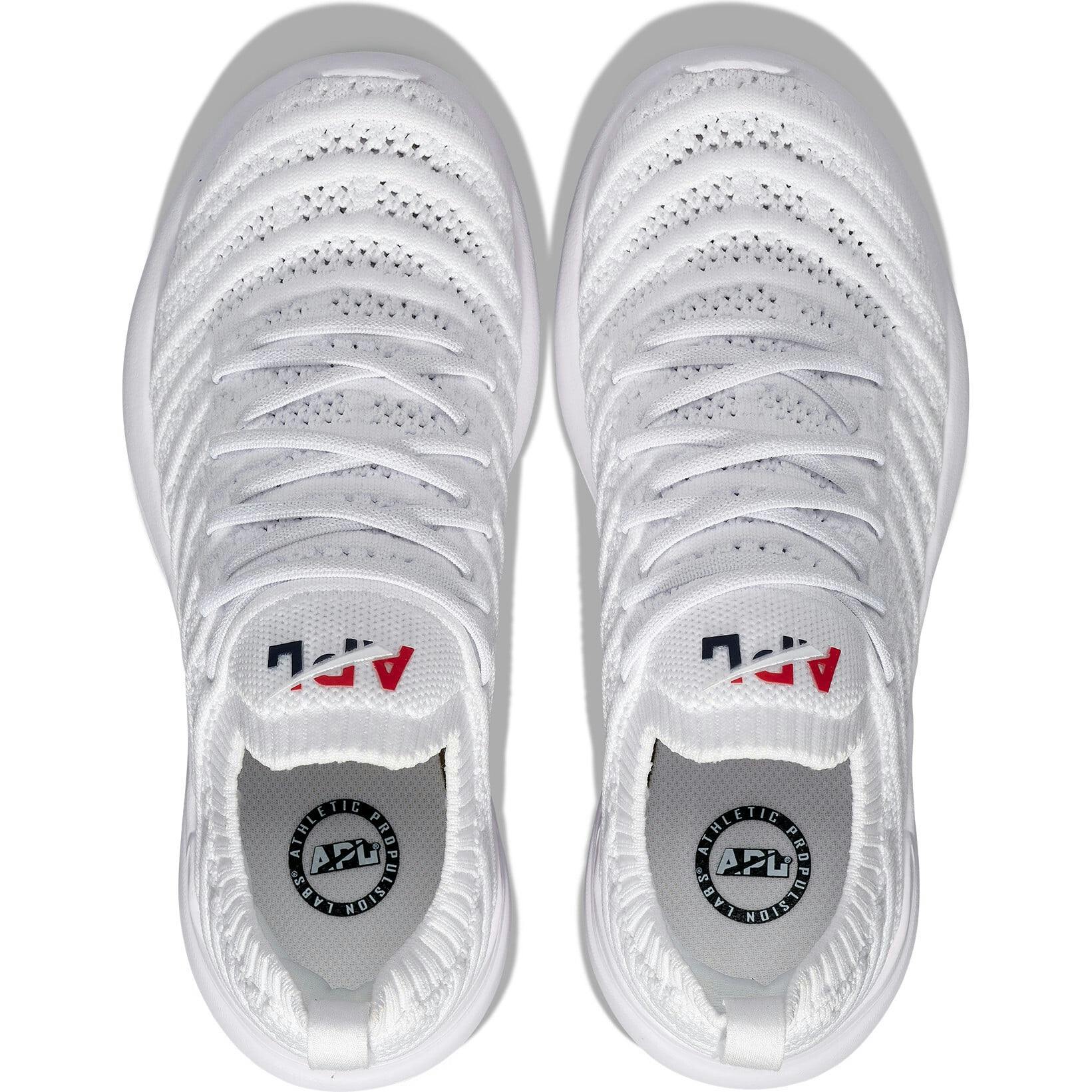 Youth's TechLoom Wave White / Red / Navy, White