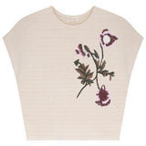Floral Embroidered Sweater Vest