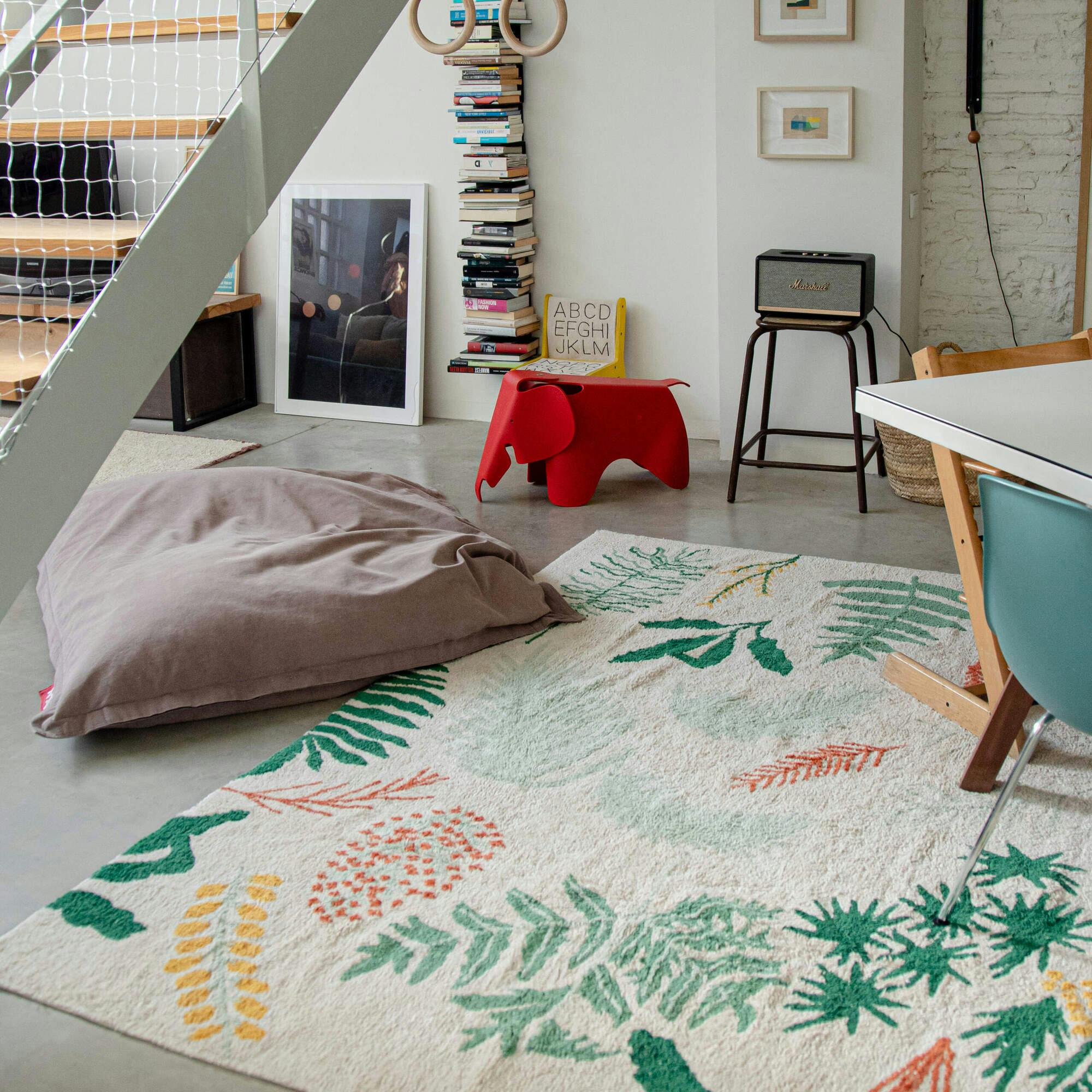 Washable Rug Botanic