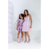 Lavender Haze Gems Bubble Dress