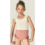 Mipounet SS26 Angelina, Swimwear Ecru Terracota