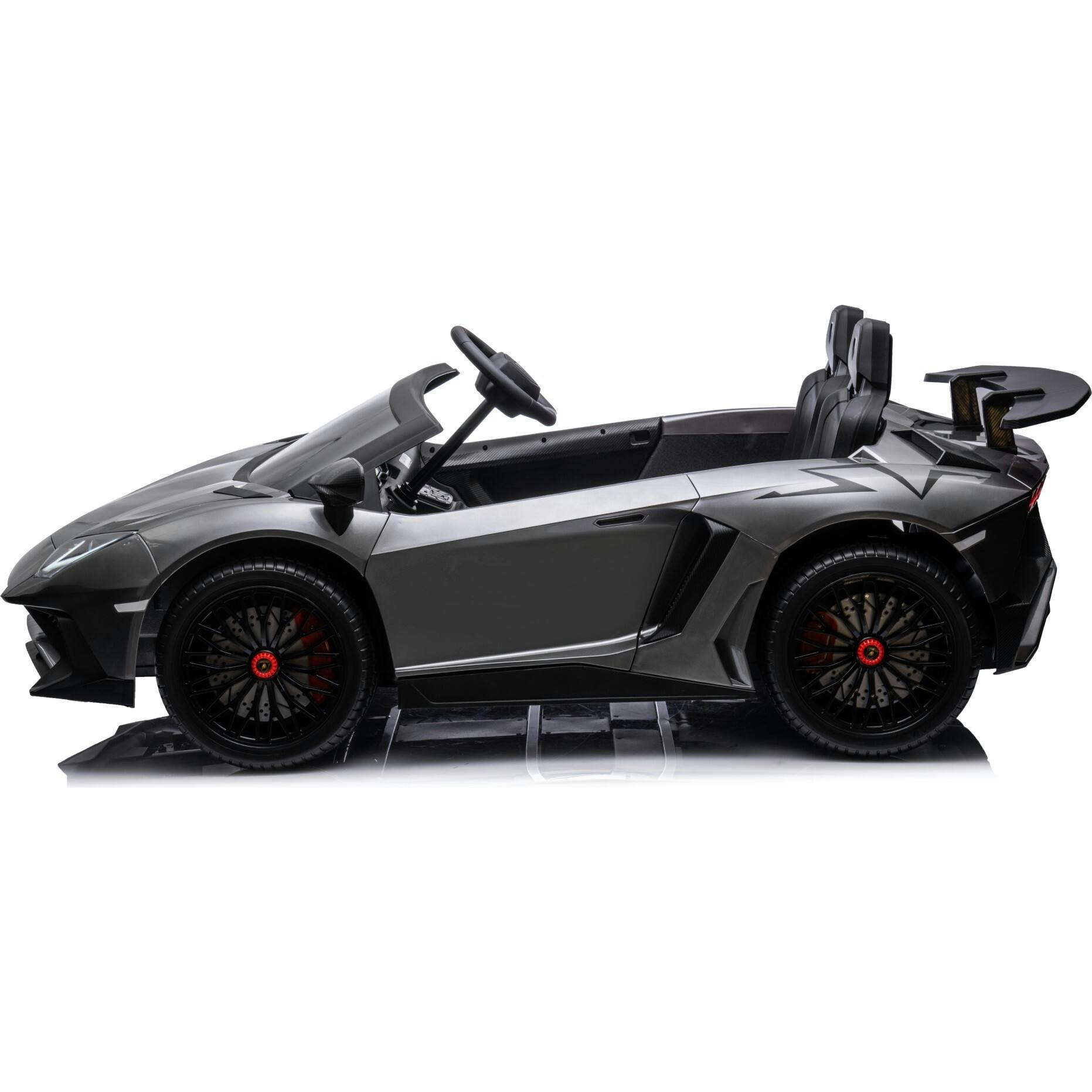 24V Lamborghini Aventador 2 Seater Ride On Car for Kids: Advanced Brushless Motor & Differential for High-Octane Fun
