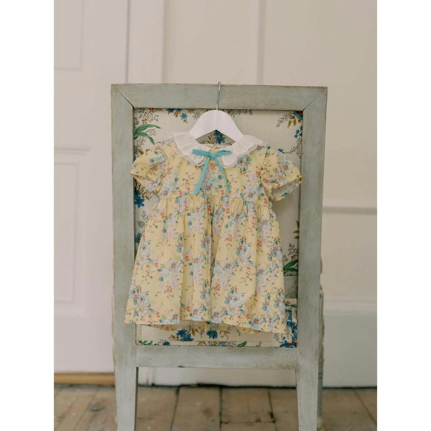 Yellow Floral Willow Baby Girl Set