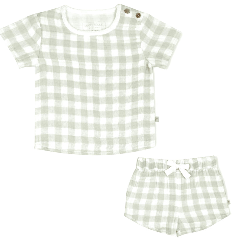 Organic Top and Shorts 2 Piece Set