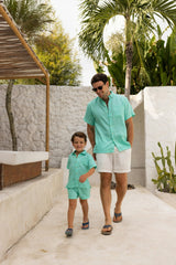 The Future Sea Suite - Boys Linen Shirt