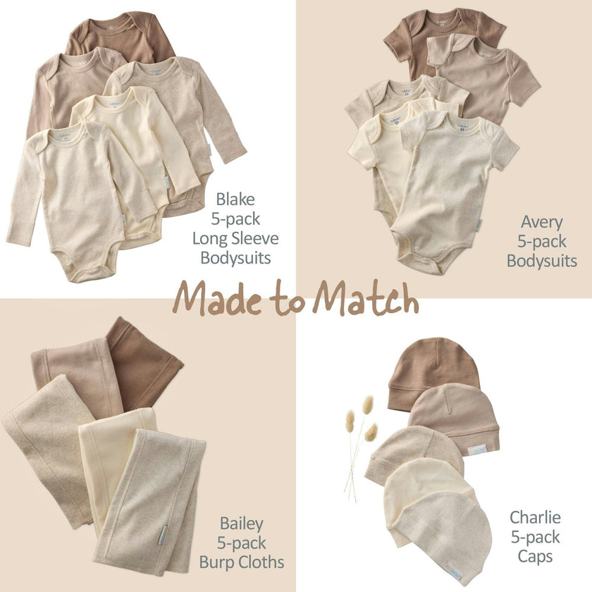 SAM 5-Pack Sleeveless Bodysuits