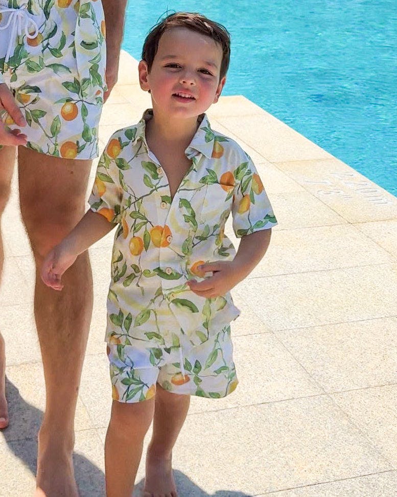 The Valencia - Boys Hawaiian Shirt