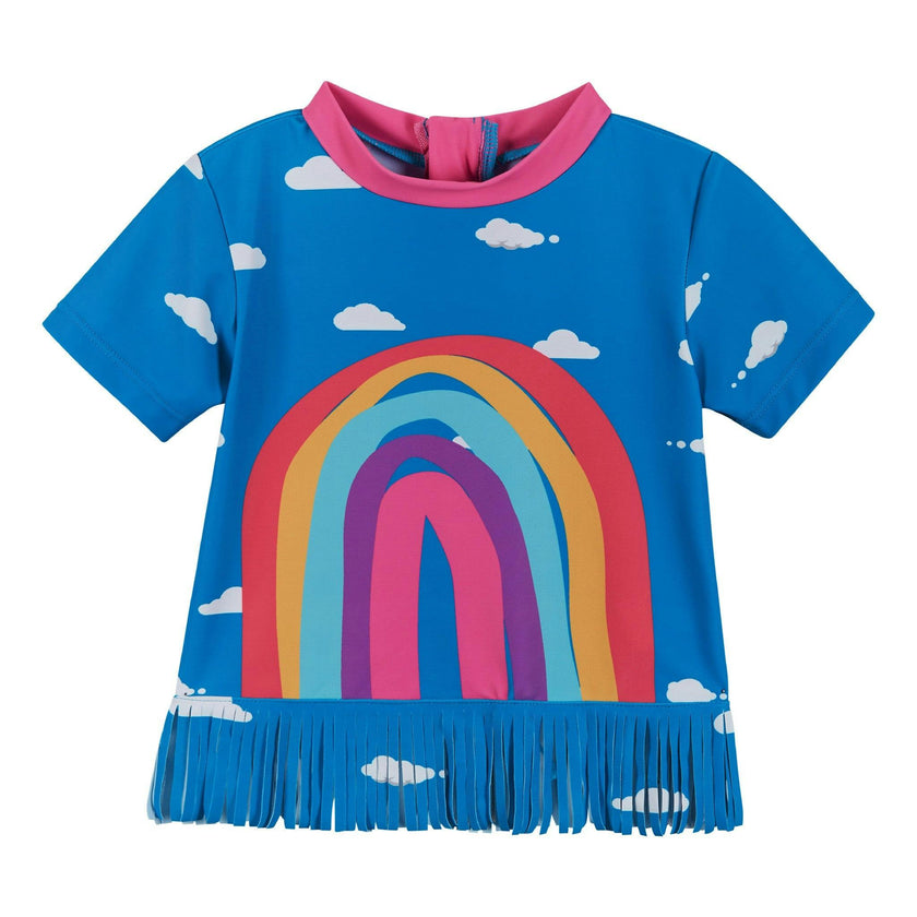 Fringe Rainbow Rashguard Set
