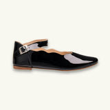 Ondina Ballet Flat | Black Patent Leather