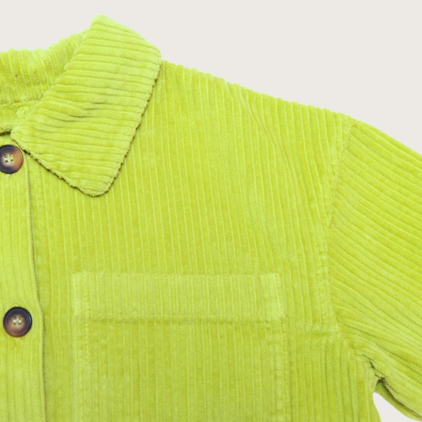 Adult Jagger Apple Green Cord Overshirt