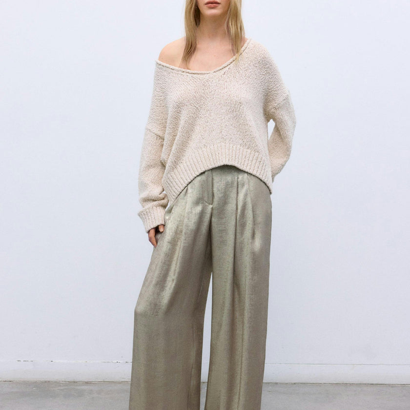 Saffron Woman Pant Gold