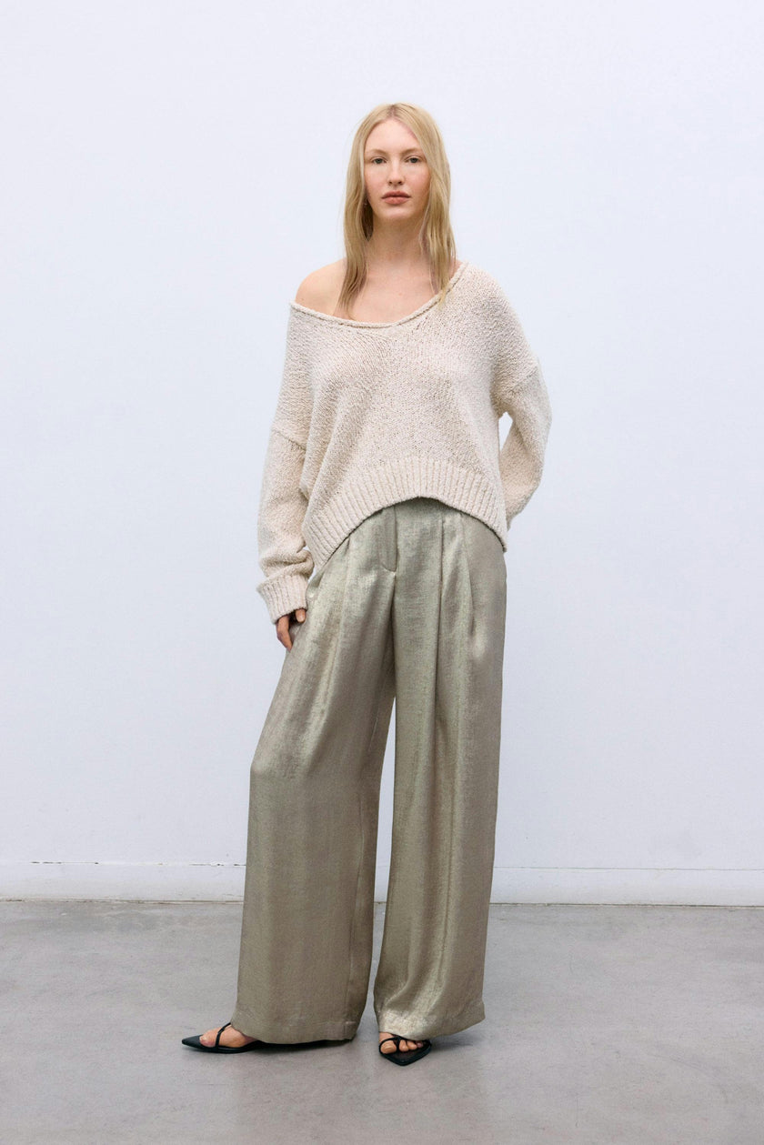 Saffron Woman Pant Gold