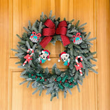 Disney® Seasons Greetings Mickey Mouse and Minnie Mouse Christmas Wreath Pre-Lit