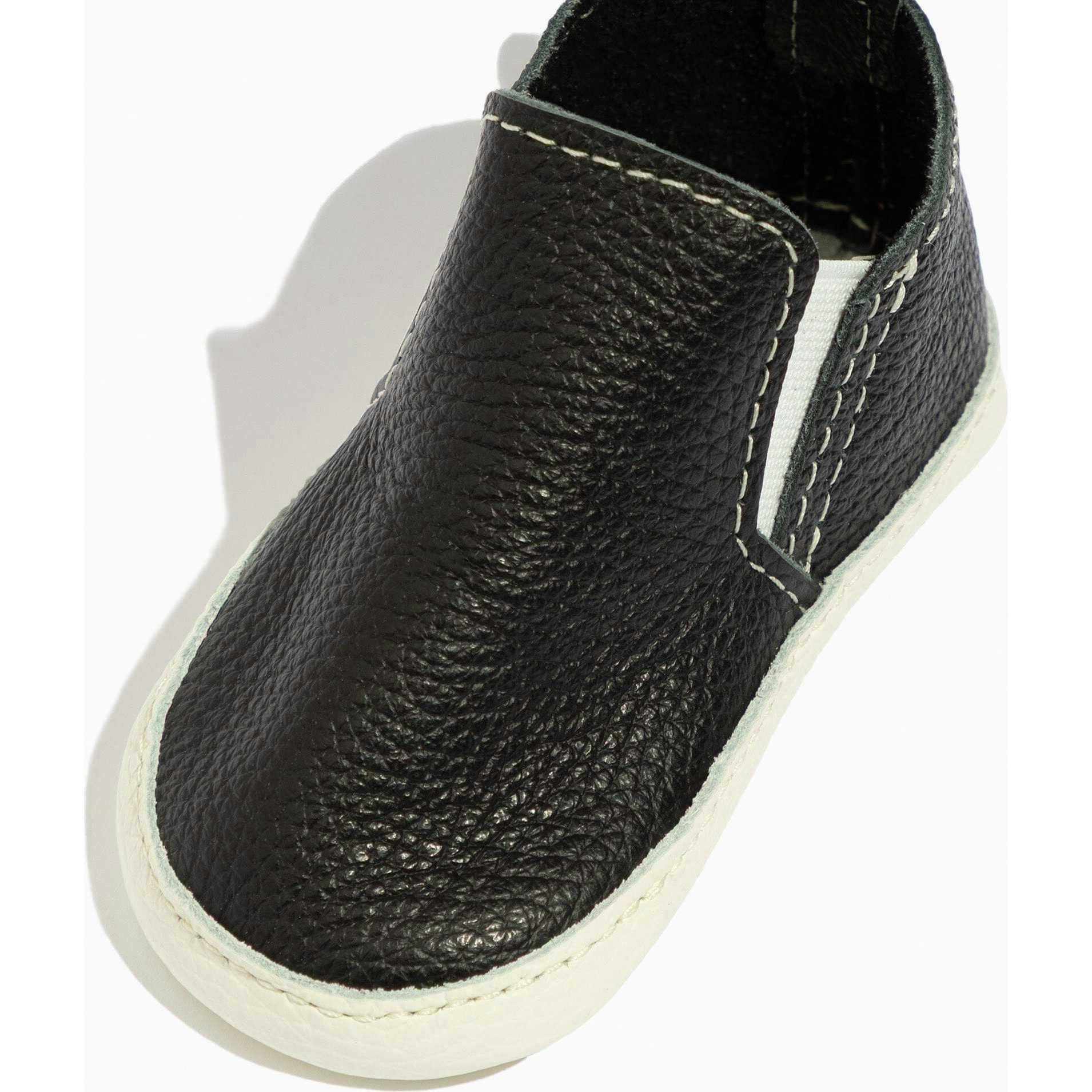 Platinum Slip On Baby Shoe
