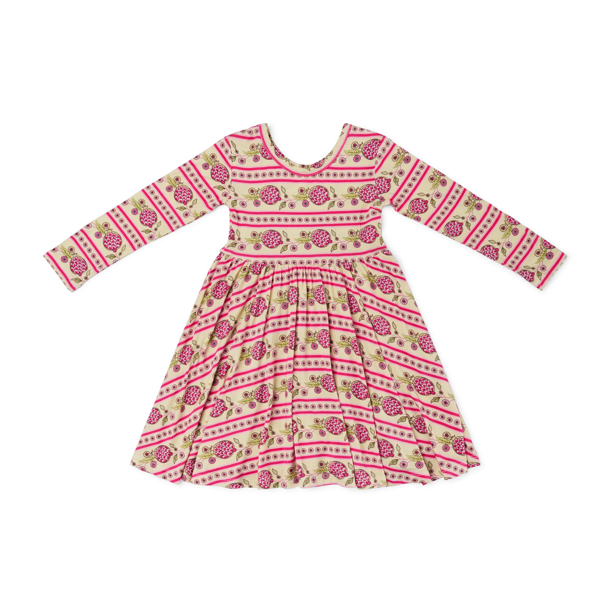Pomegranate Soiree Bamboo Twirl Dress