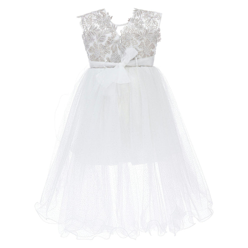 White Demi Glitter Dress