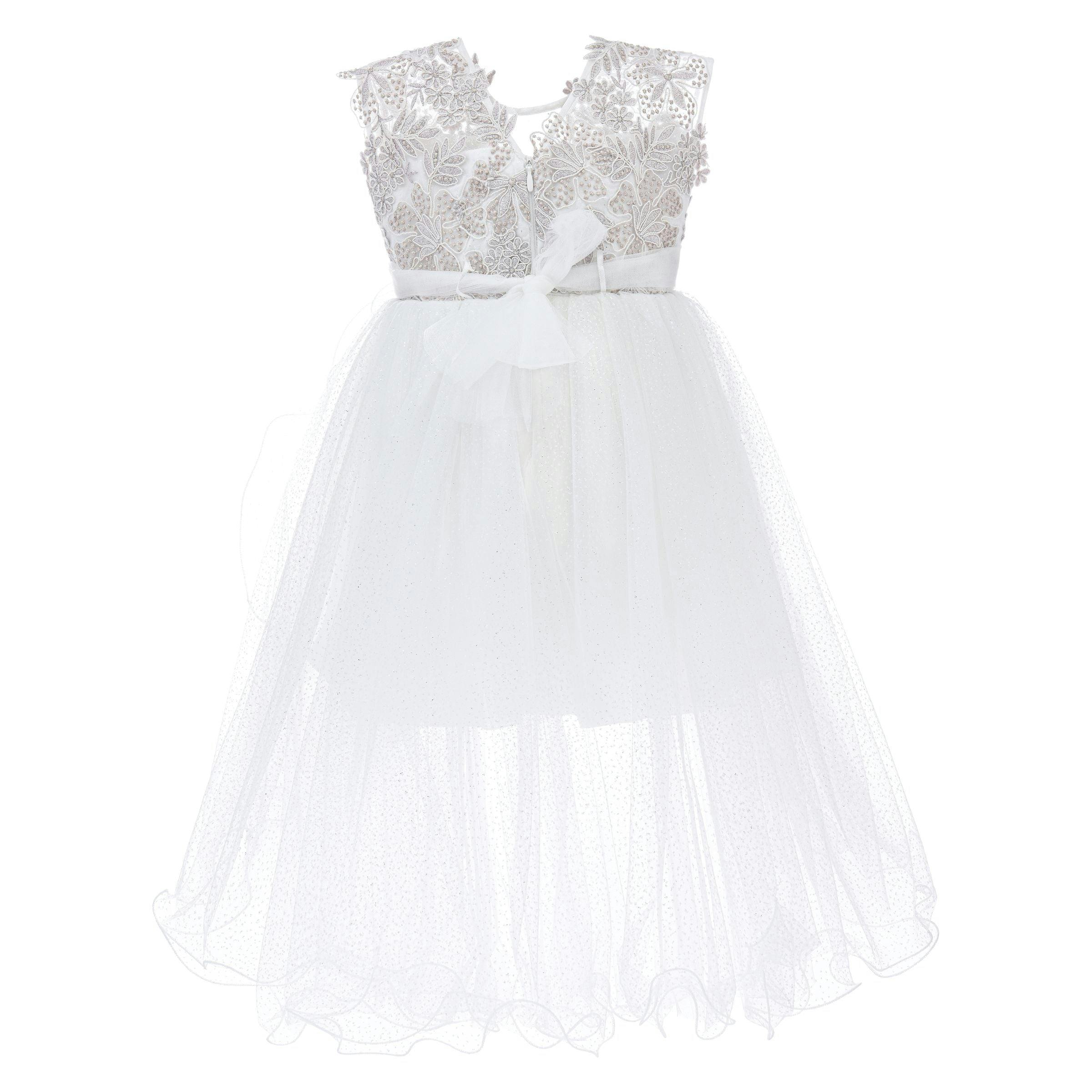 White Demi Glitter Dress
