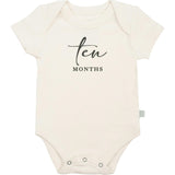 graphic bodysuit | ten months milestone taupe