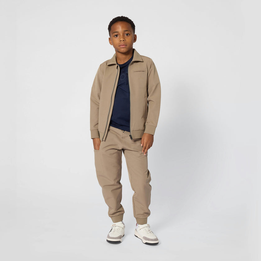 Beige Jogger Sweatpants