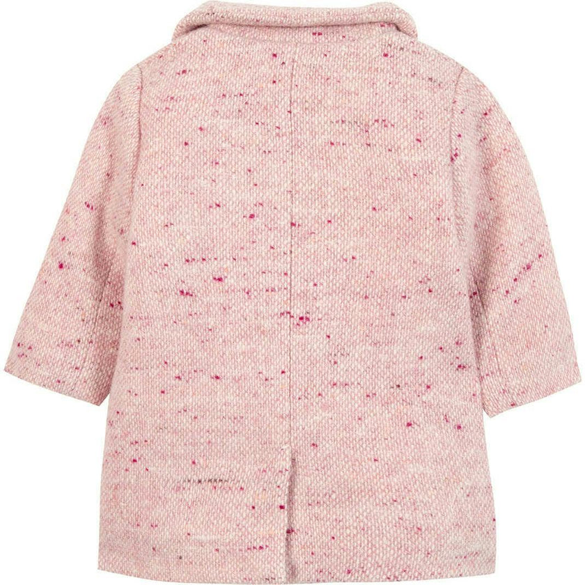 TARTINE ET CHOCOLAT GIRL COAT - LIGHT PINK