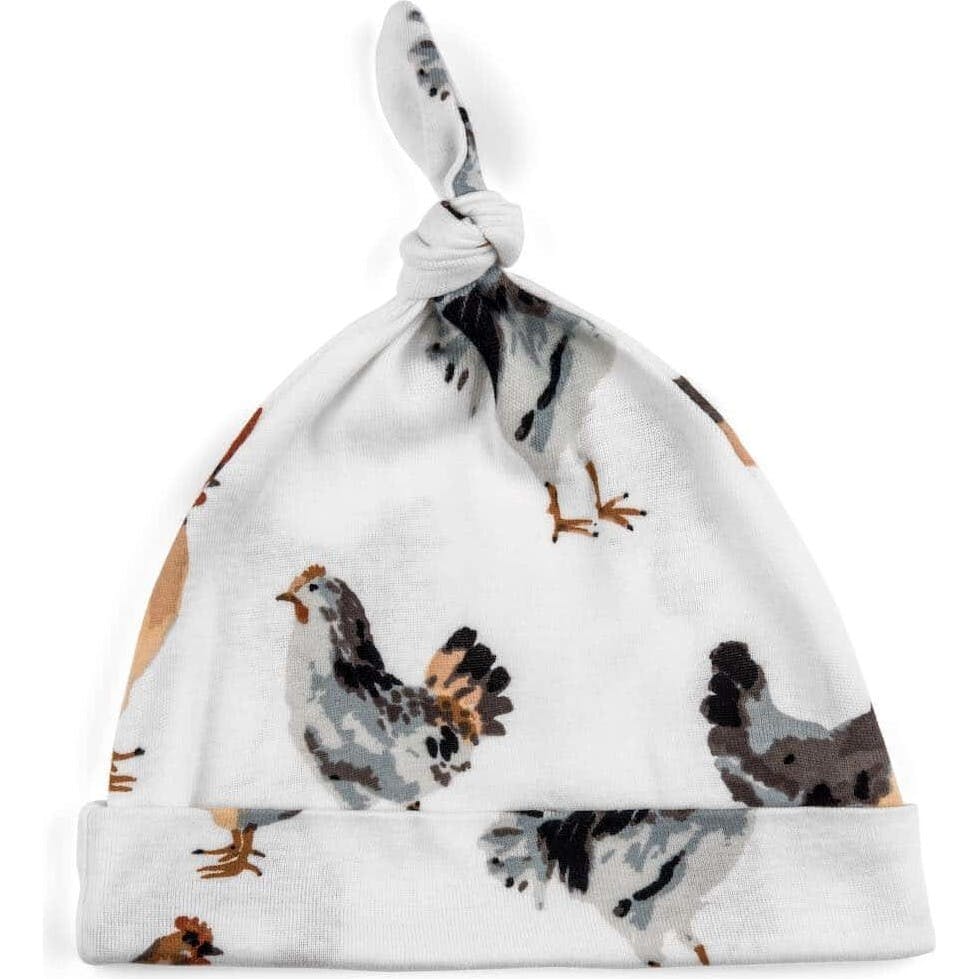 Organic Cotton Knotted Beanie Hat