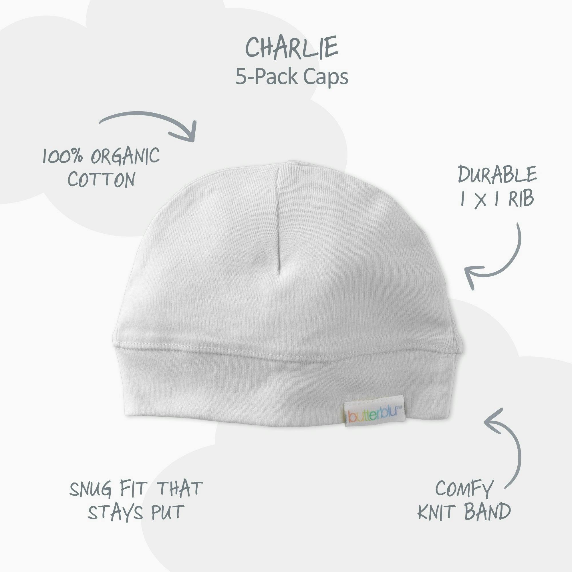 CHARLIE 5-Pack Caps