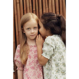 Smocked Floral Short Sleeve Dress