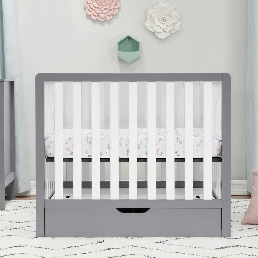 Colby 4-in-1 Convertible Mini Crib With Trundle
