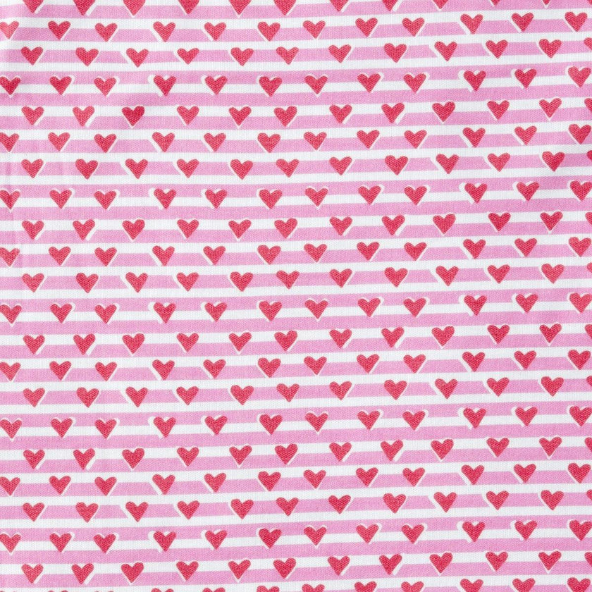 Sailor Hearts Round Baby Bib