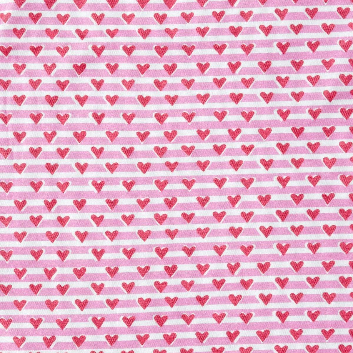 Sailor Hearts Round Baby Bib