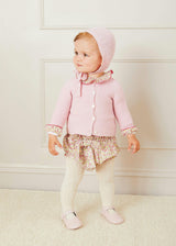 Openwork Bonnet in Pink (S-L)