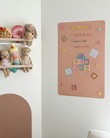 Magic Playwall - Rectangle Magnetic Wall Decal for Kids