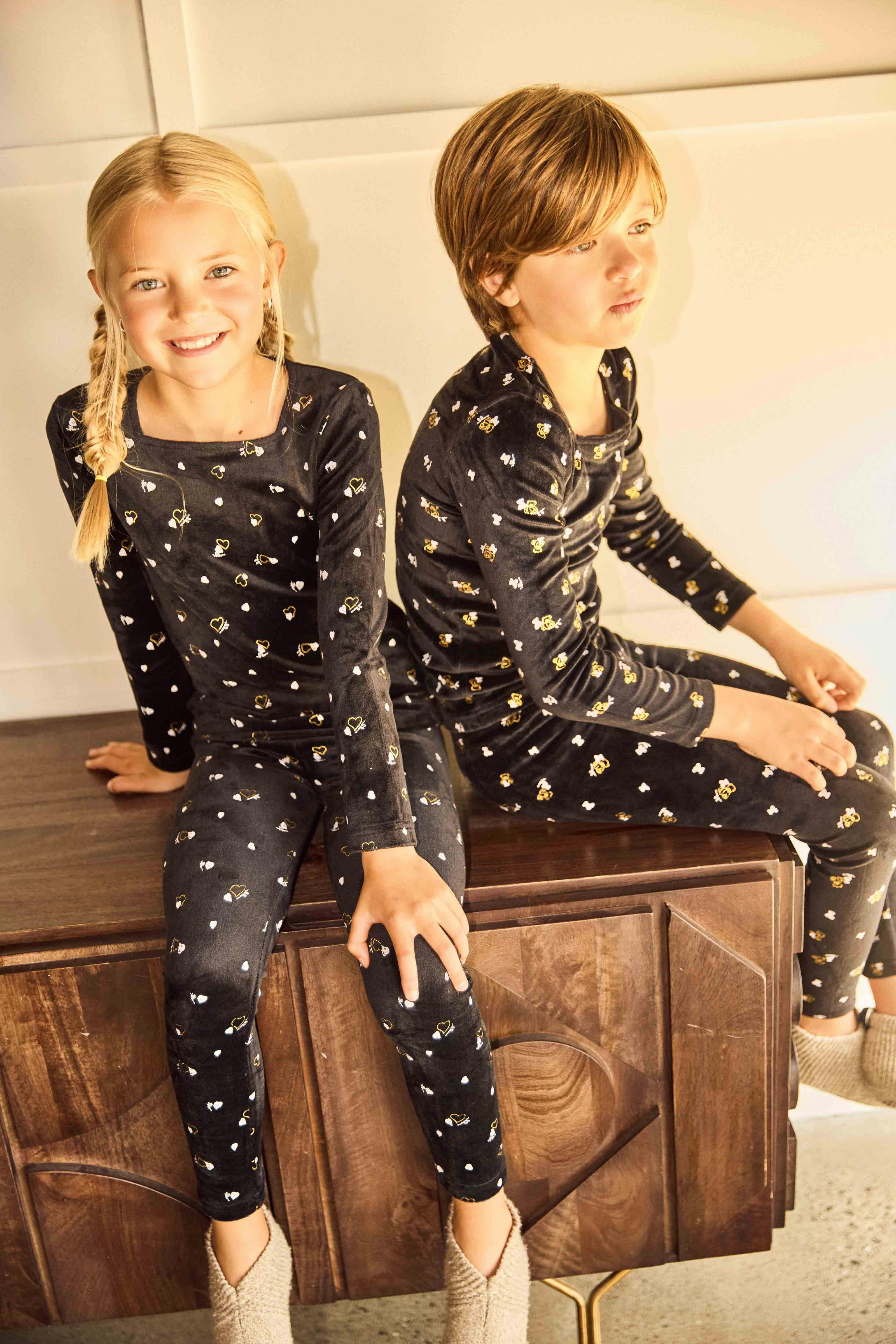 Velour Teddy Printed Footie